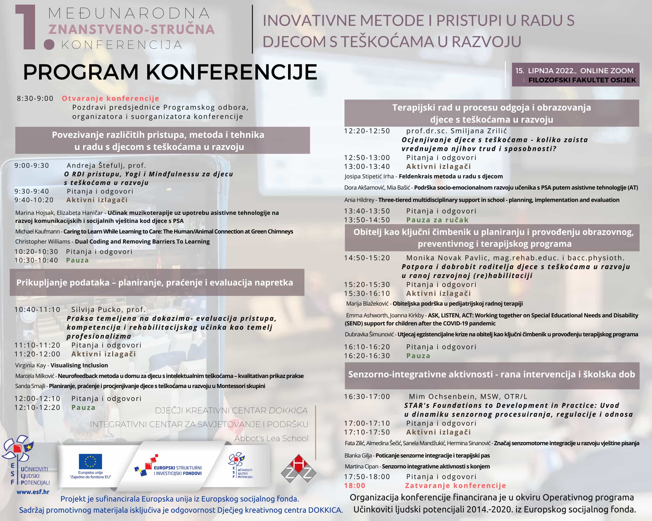 Program konferencije - HRV